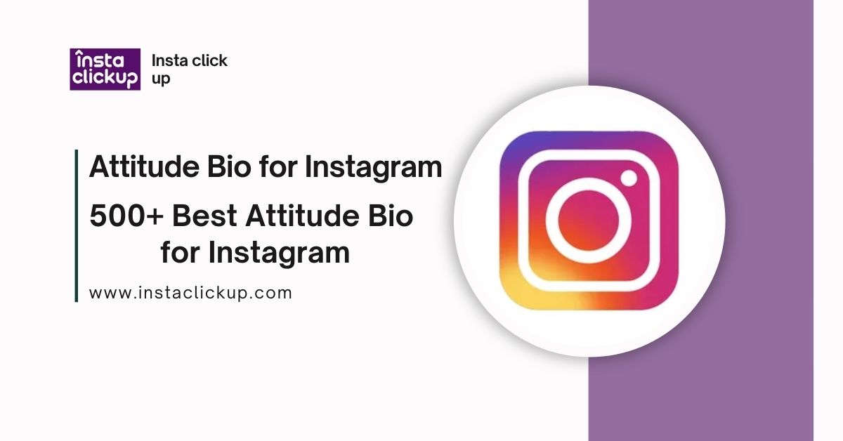 500+ Best Attitude Bio for Instagram