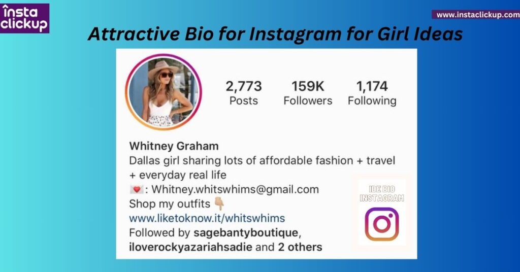 Attractive Bio for Instagram for Girl Ideas