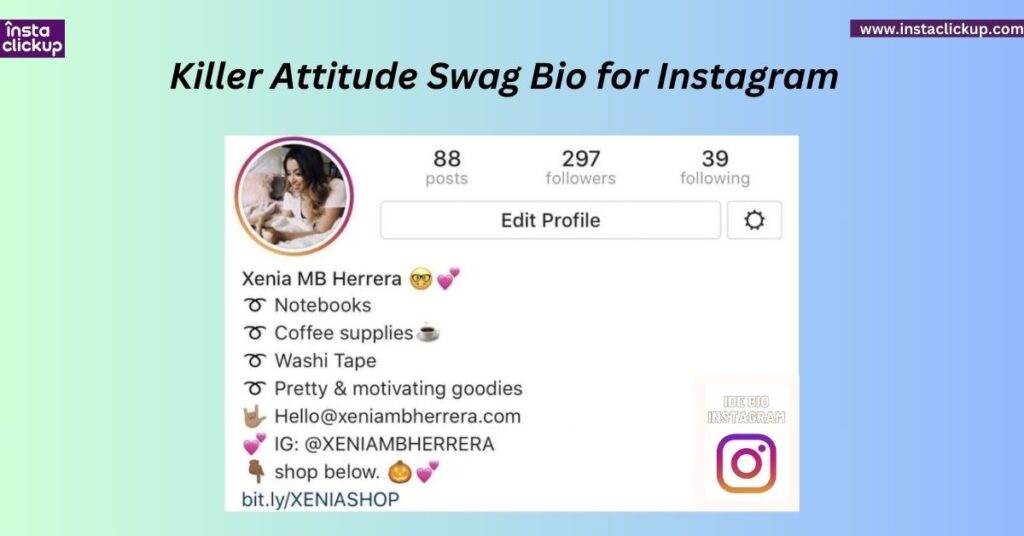 Killer Attitude Swag Bio for Instagram