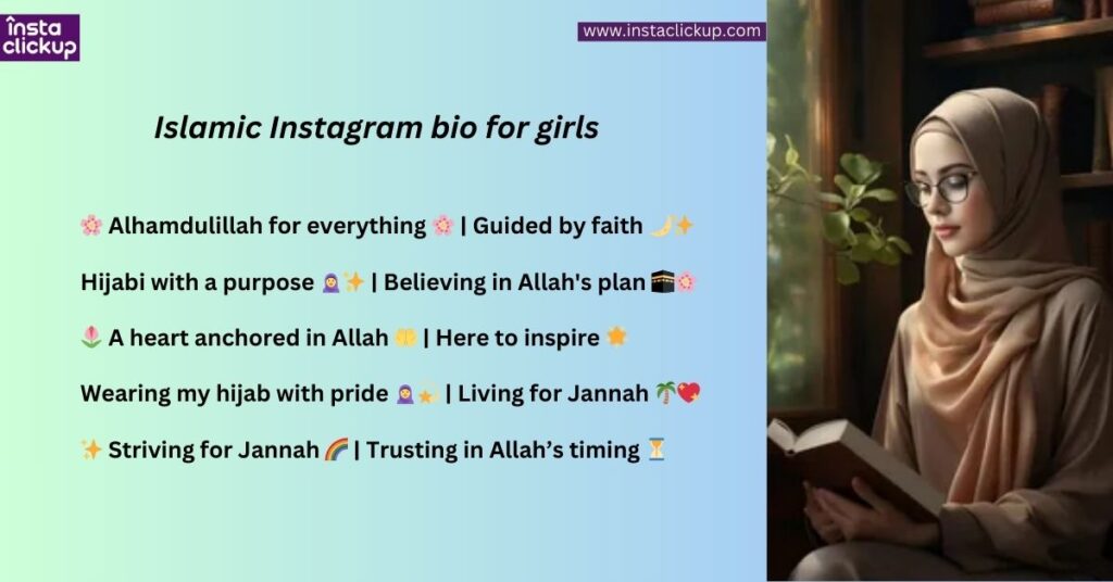 Islamic Instagram bio for girls