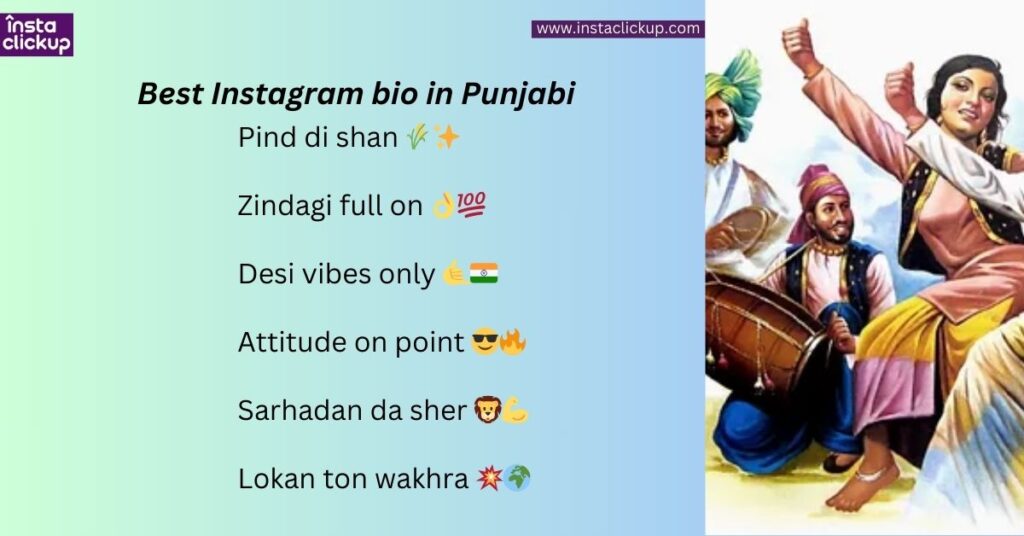 Best Instagram bio in Punjabi