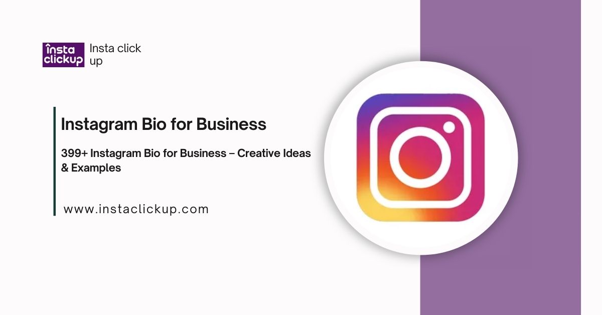 Instagram Bio for Business