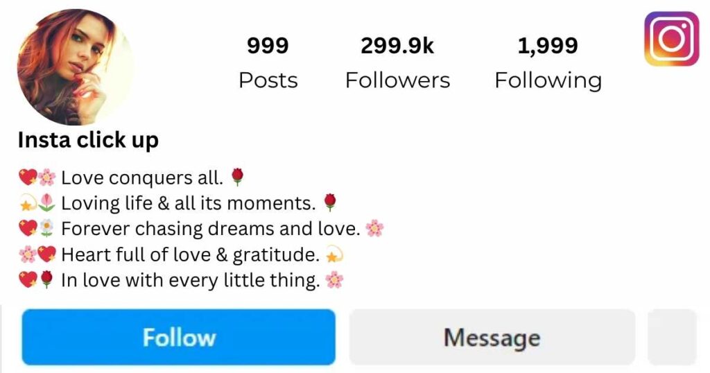 Instagram Bio For Girls Love