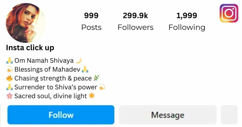 Instagram Bio For Girls Mahadev