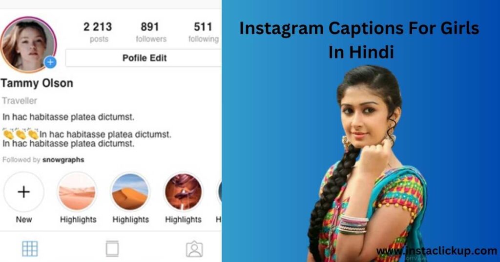 Instagram Captions For Girls In Hindi