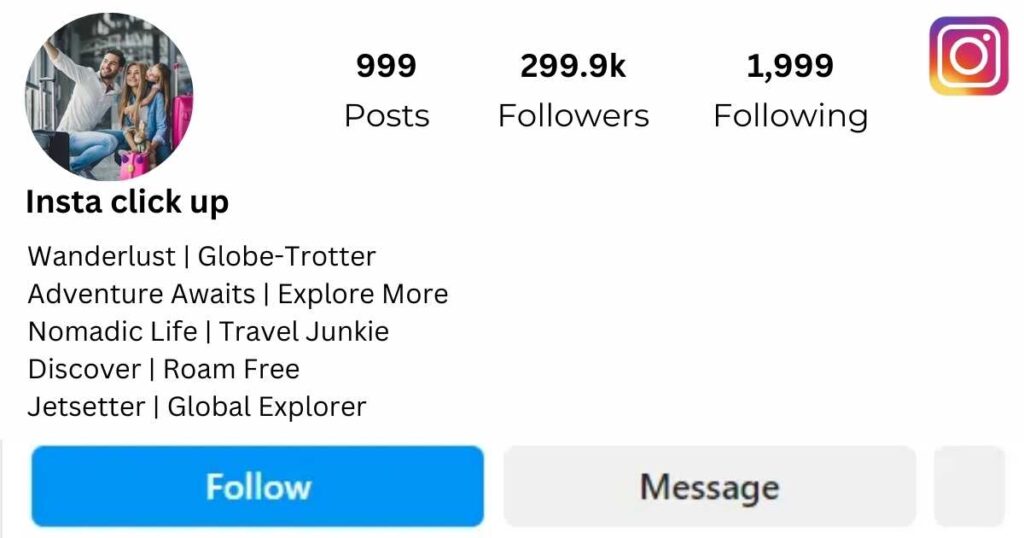 Instagram Bio For Travel Lover