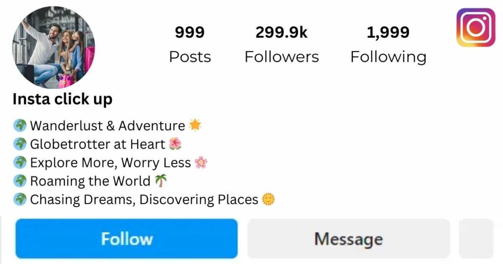 Travel Bio For Instagram For Girl