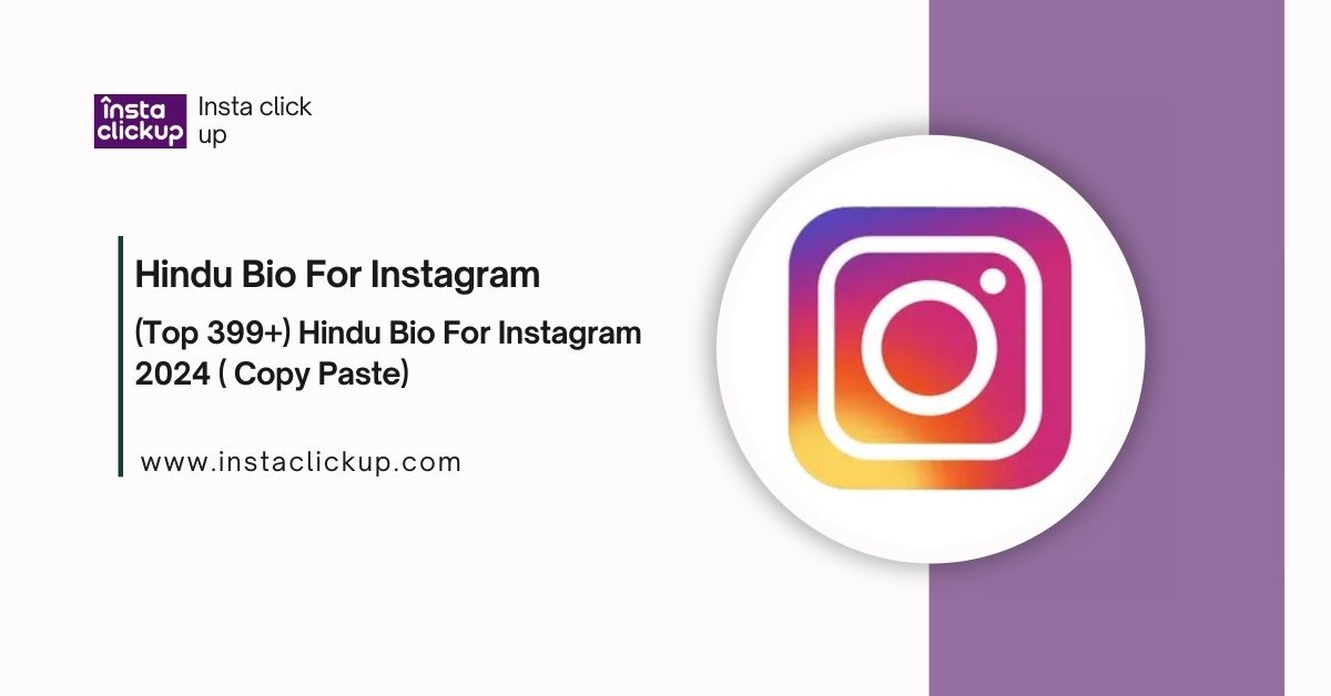 Hindu Bio For Instagram